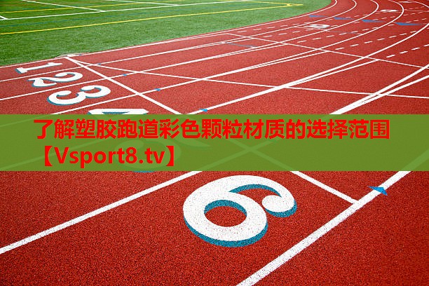了解塑胶跑道彩色颗粒材质的选择范围